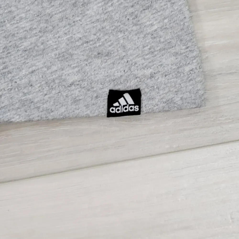 Adidas T-Shirt Men's LT Gray Boost Rocket Short Sleeve New
